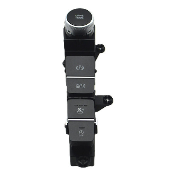 Botão Freio Mão Drive Hold Console Creta 2022-2025 Original Preto