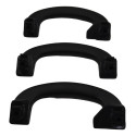 Kit 3 Puxador Alça Teto Pqp Fastback 2023 Origina Preto
