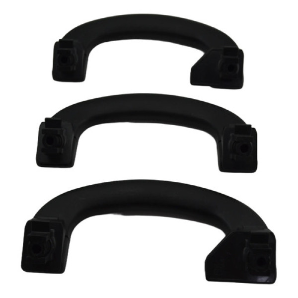 Kit 3 Puxador Alça Teto Pqp Fastback 2023 Origina Preto