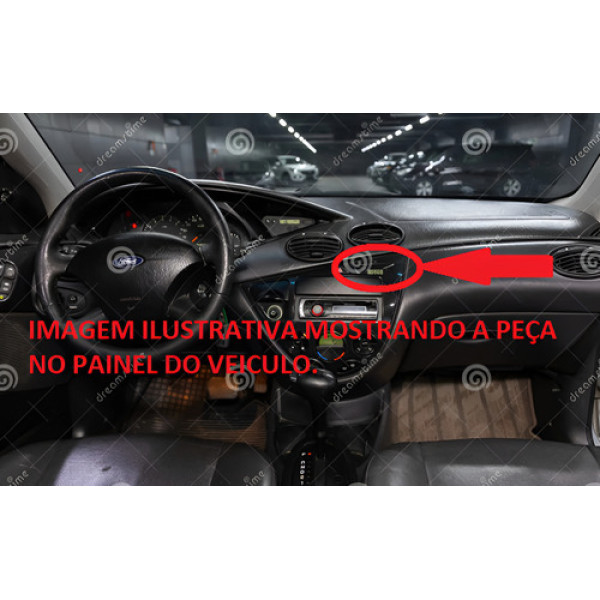 Relogio Visor Digital Bordo Painel Ford Focus 2003 Original Preto