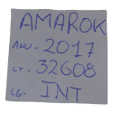 Tampa Botão Cego Falso Volkswagen Amarok 2017 Original Preto
