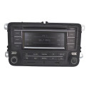 Radio Som Original Vw Fox Spacefox C/ Code Usb Auxiliar 2014