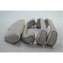 Kit 3 Puxador Teto Pqp + Porta Oculos Palio 2015 Original Cinza