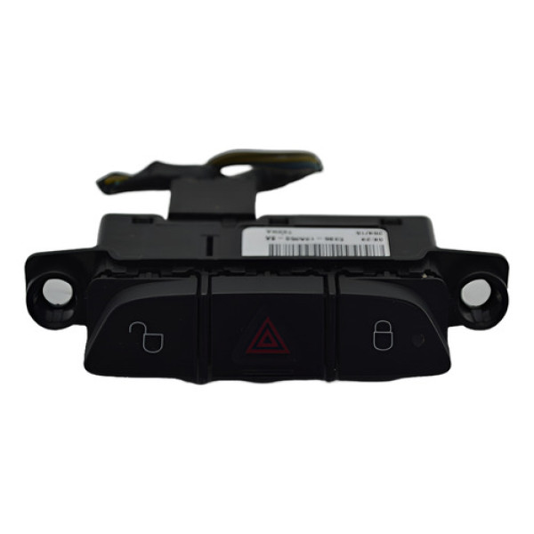 Botão Trava Destrava Pisca Alerta Ford Ka 2016 Original - Preto