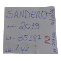 Luz Interna Central Teto Renault Sandero 2018 2019 Original