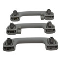 Kit 3 Puxador Alça Teto Pqp Jeep Renegade 2021 Original Cinza