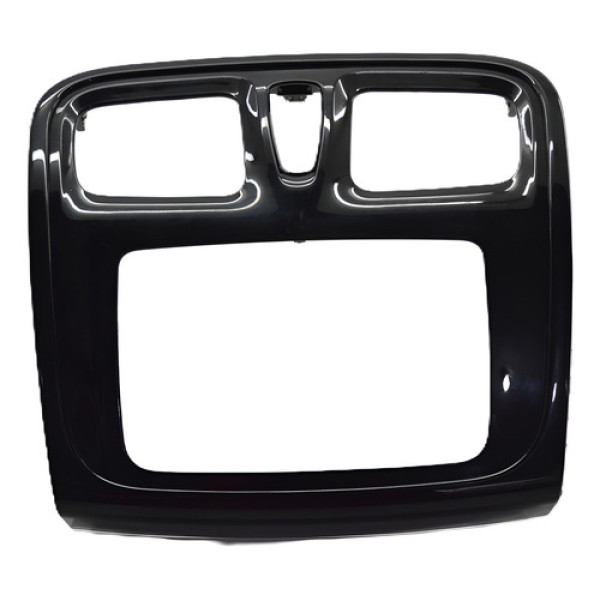 Moldura Multimidia Central Painel Sandero 2014 Logan Origina - Preto