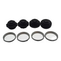 Kit Com 4 Difusor E Aro Painel Volkswagen Gol 2007 Original