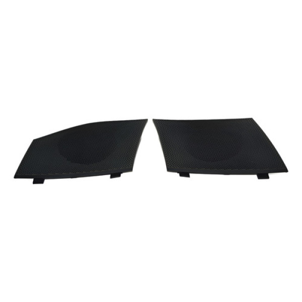 Par Tela Alto Falante Painel Renault Kwid Original Preto
