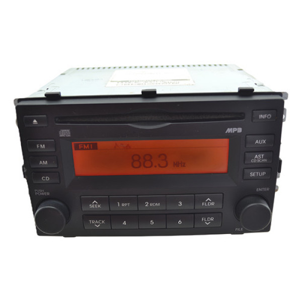 Radio Aparelho Som Painel Kia Picanto 2009 2010 2011 Origina Preto