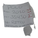 Espelho Retrovisor Interno Volkswagen Polo 2010 Original