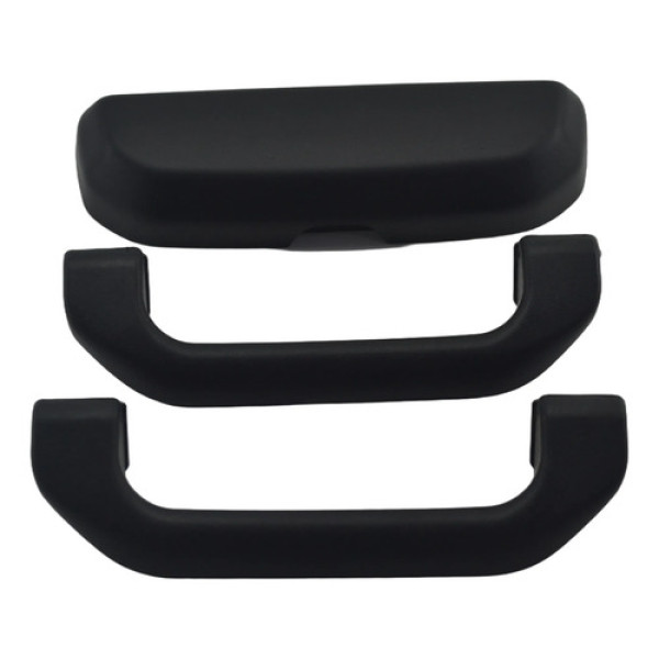 Kit Puxador Pqp Alça Porta Oculos Teto Fiat Uno 2016 Origina Preto