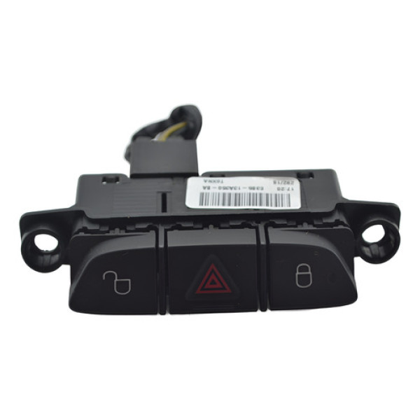 Botão Pisca Alerta Trava Destrava Ford Ka 2017 Original Preto
