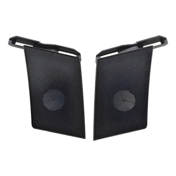 Par Tela Alto Falante Painel Toyota Yaris 2021 Original Preto