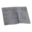Botão Tração 4wd Lock Console Outlander 2016 Original Preto
