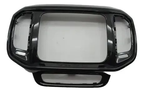 Moldura Multimidia Central Painel Fiat Toro 2018 Original Preto