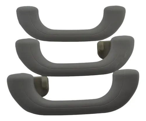 Kit 3 Puxador Alça Teto Pqp Soul 2011 Original Cinza