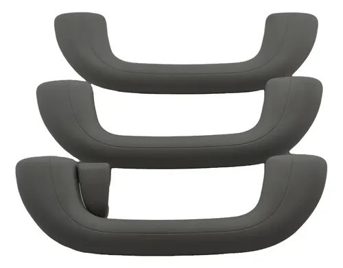 Kit 3 Puxador Alça Teto Pqp Kia Cerato 2014 Original Cinza-escuro