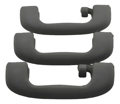 Kit 3 Puxador Alça Teto Pqp Gm Vectra 2011 Original Cinza