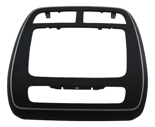 Moldura Central Painel Multimídia Kwid 2017 A 2023 Original Preto