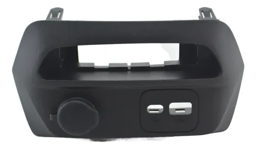 Moldura Botão E Usb C/tomada Chevrolet Spin 2025 Original Preto