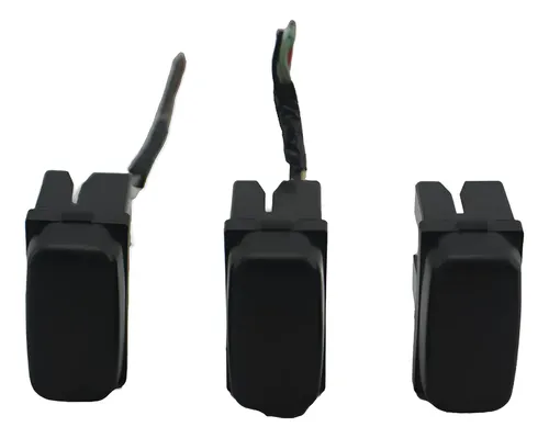 Kit Botões Falsos Painel C/chicote Mitsubishi Asx 2011-2020 Preto