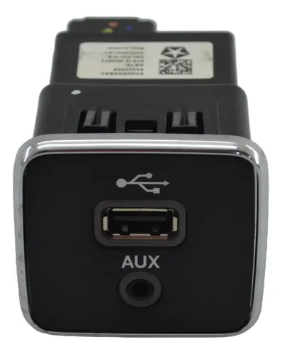Entrada Conector Usb Auxiliar Cronos 2019 Argo Origina Preto