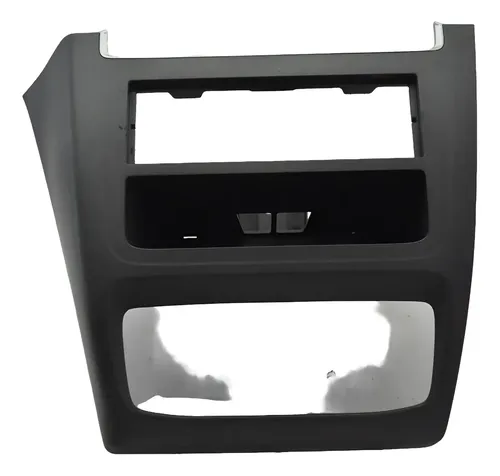 Moldura Central Radio Painel Porta Treco Vw Fox 2014 Origina Cinza-escuro