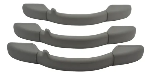 Kit 3 Puxador Alça Teto Pqp Interno C3 Picasso 2015 Original Preto