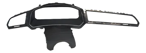 Moldura Instrumento Painel Volkswagen Tiguan 2021 Original Preto
