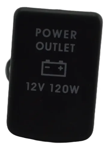 Entrada 12v Tomada Energia Console Asx 2014 Original Preto