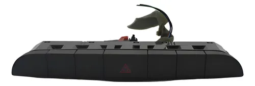 Botão Pisca Alerta Painel Fiat Mobi 2020 Original Preto