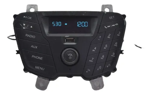Frente Radio Comando Com C/usb New Fiesta 2017 Original