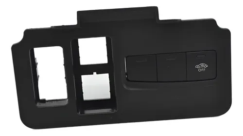 Moldura Botão Falso Alarme Painel C4 Lounge 2014 Original Preto