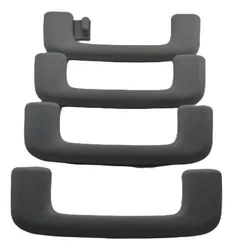 Kit 4 Puxador Alça Teto Pqp Outlander 2010 Original Cinza-escuro