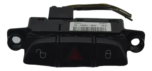 Botão Comando Pisca Alerta Trava Porta Ford Ka+ 2018 Origin Preto