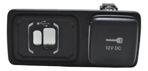 Entrada Conector Tomada 12v Usb Renegade 2024 Original Preto