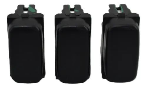 Kit 3 Botão Cego Falso Mitsubishi Asx 2016 Original