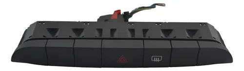 Botão Pisca Alerta Desembaçador Fiat Mobi 2018 Origina Preto