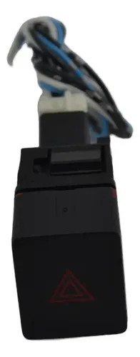 Botão Comando Pisca Alerta Painel Versa 2018 Original Preto