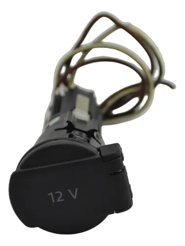 Tomada Energia 12v Console Vw Tiguan 2014 Original Preto