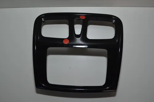 Moldura Radio Central Painel Sandero 2020 Original Preto