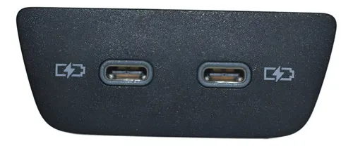 Entrada Dupla Conector Usb Tipo C Vw Polo 2018 Nivus Origina