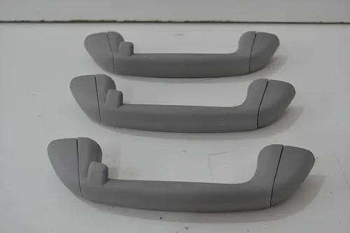 Kit 3 Puxador Alça Teto Pqp Toyota Etios 2015 Original Cinza-escuro