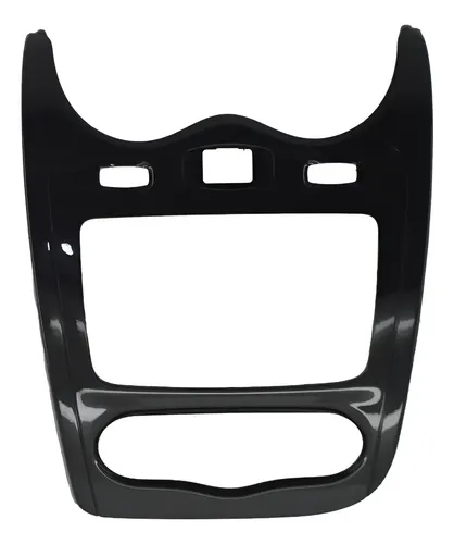 Moldura Rádio Central Painel Sandero 2012 A 2013 Original Preto