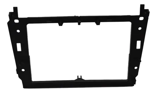 Moldura Multimídia Painel Volkswagen Fox 2014 Original Preto