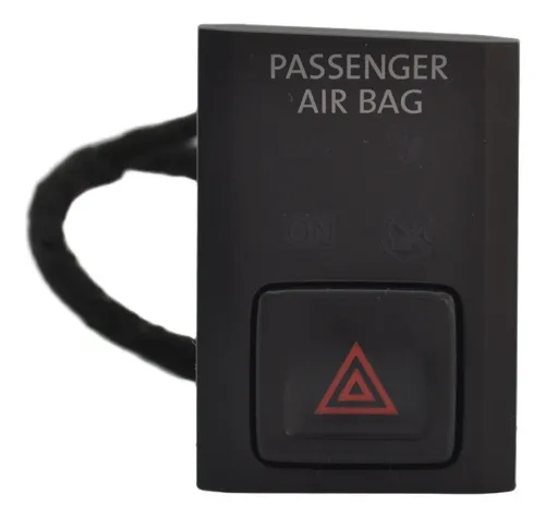 Botão Comando Pisca Alerta Painel Vw Tiguan 2019 Original Preto