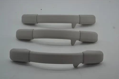 Kit 3 Puxador Alça Teto Pqp Peugeot 207 2013 Original Cinza