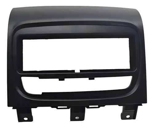 Moldura Central Radio Painel Fiat Strada 2016 Original Preto