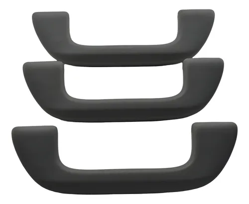 Kit 3 Puxador Alça Teto Pqp Honda City 2009 2010 Original Cinza
